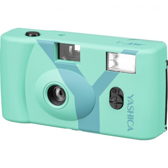 Yashica MF-1 Snapshot Y-Series Reusable Film Camera - Turquoise